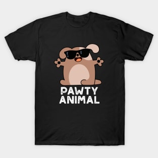 Pawty Animal Cute Party Dog Pun T-Shirt